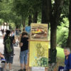Živahna tradicionalna galerija na prostem »Sprehod ob Pšati«