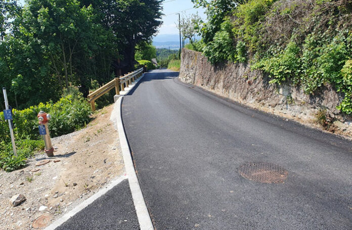 Cesta Zgornje Dobeno - Rašica sedaj tudi s fino preplastitvijo-1