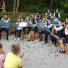 Na otvoritvi ceste v Topolah zaigrala Mengeška godba