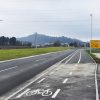 V novembru zaključena kolesarska steza od Kolodvorske ceste do parkirišča Lek in pločnik vse do vhoda v podjetje Lek