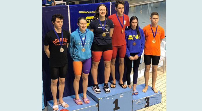 Na pustno soboto v Zagrebu kamniški plavalci osvojili deset odličij