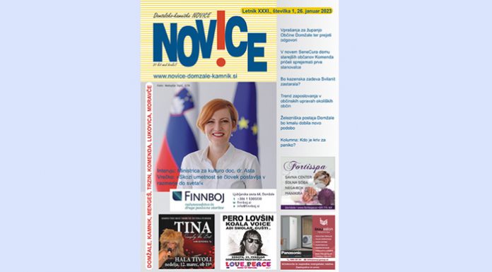 NOVICE 1 2023 (Domžale, Kamnik, Mengeš, Trzin, Komenda, Lukovica, Moravče)