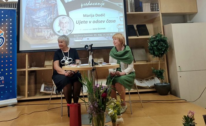Marija Dodič - Predstavitev pesniške zbirke Odsev časa v Knjižnici Domžale (1)