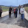 Župan Občine Moravče odprl novo asfaltirano cesto v Cegunci