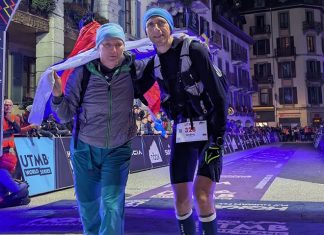 Epsko popotovanje Andreja Nastrana na tekmi UTMB v Chamonixu