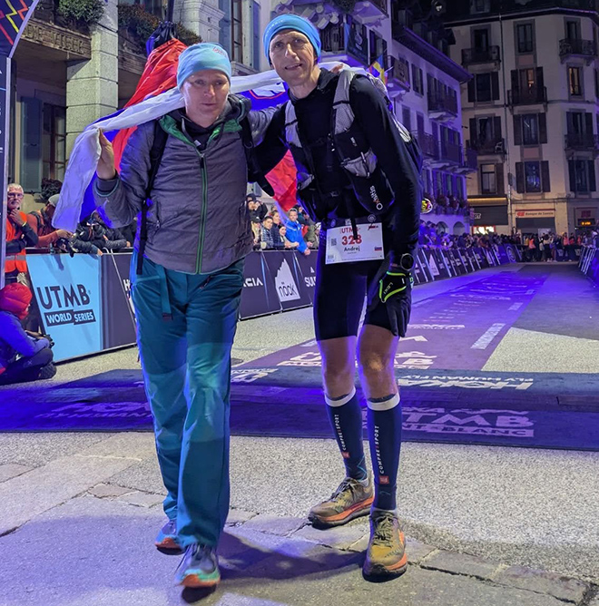 Andrej Nastran v cilju