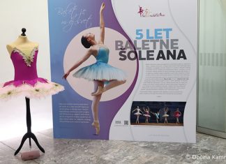 Otvoritev razstave ob 5. obletnici Baletne šole Ana
