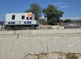 Prve priprave za nov most čez Kamniško Bistrico na Viru