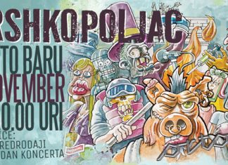 Krshkopoljac nadaljujejo koncertno turnejo! 5.11.