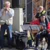 Martinovanje na domžalski tržnici v znamenju vina, dobre volje in glasbe