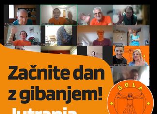 Začnite dan z gibanjem – brezplačna jutranja vadba preko Zooma