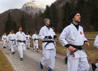 Kamniška Bistrica, 1. 1. Karateisti odprli leto 2026