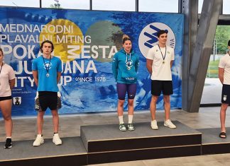 Calcitovi plavalci uspešni na mednarodnem mitingu Pokal mesta Ljubljana