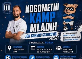 Nogometni kamp Jon Gorenc Stanković 2026: več kot le trening – prava športna izkušnja