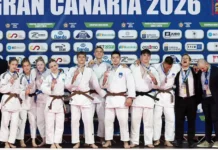 Judoistka Nastja Drakšič Koštomaj z dragocenimi izkušnjami in zgodovinskim ekipnim bronom na evropskem prvenstvu