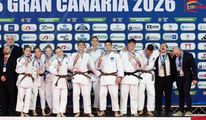 Judoistka Nastja Drakšič Koštomaj z dragocenimi izkušnjami in zgodovinskim ekipnim bronom na evropskem prvenstvu (1)