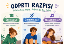 Zveza prijateljev mladine Slovenije odpira razpise in štipendije za podporo otrokom in mladim v šolskem letu 2026/2027 Odprti razpisi ZPMS za štipendije in športni sklad Domžale.