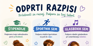 Odprti razpisi ZPMS za štipendije in športni sklad Domžale.