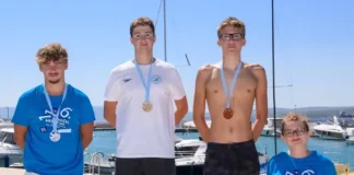 Calcitov plavalec Nejc Maher do brona na 116. plavalnem maratonu Šilo – Crikvenica