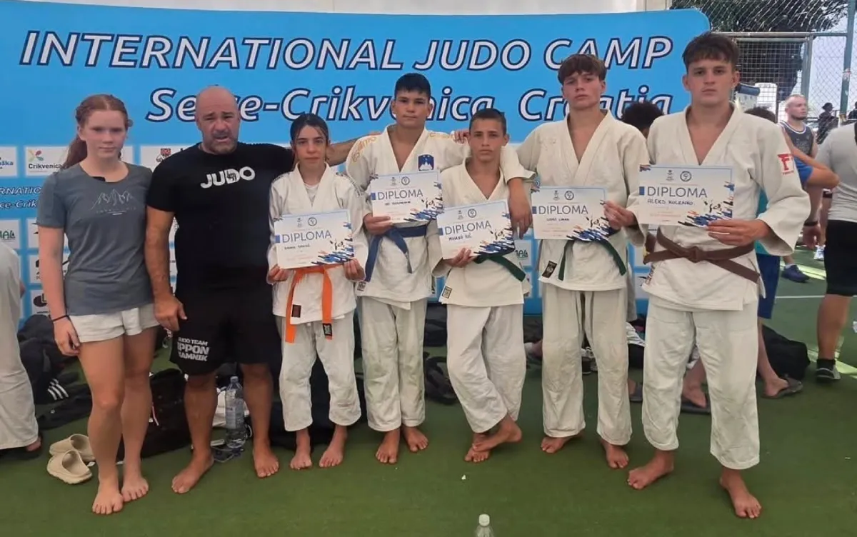 Uspešne judo priprave v Crikvenici za Judo klub Ippon Kamnik