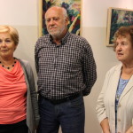 Odprtje razstave likovnih del Alenke Sušnik, Vojka Turšiča in Nade Dimic